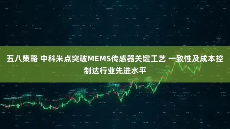 五八策略 中科米点突破MEMS传感器关键工艺 一致性及成本控制达行业先进水平